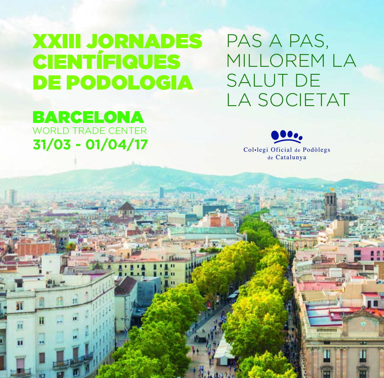 XXIII Jornades Cientifiques de Podologìa a Barcelona